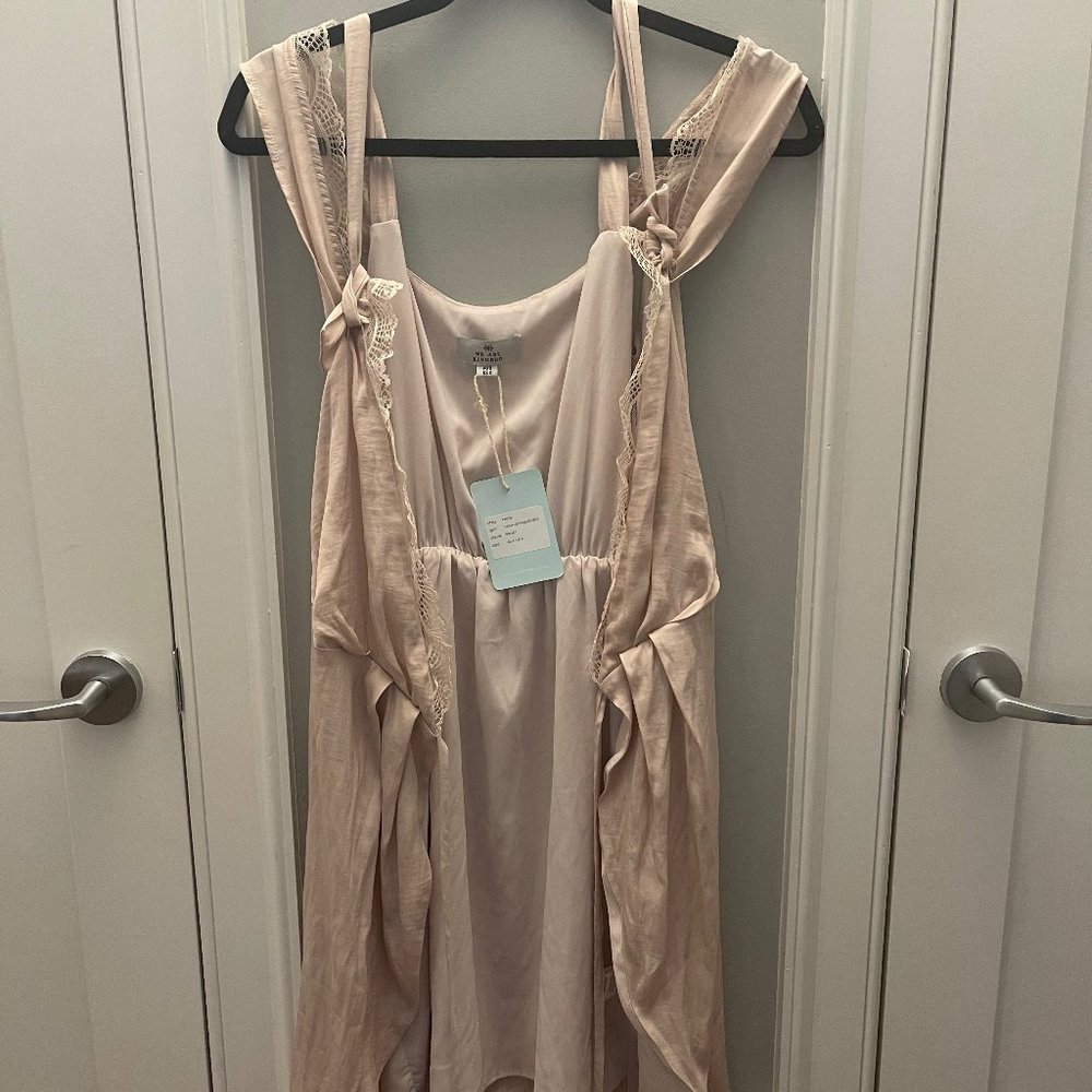 Rose Pink Wrap Dress